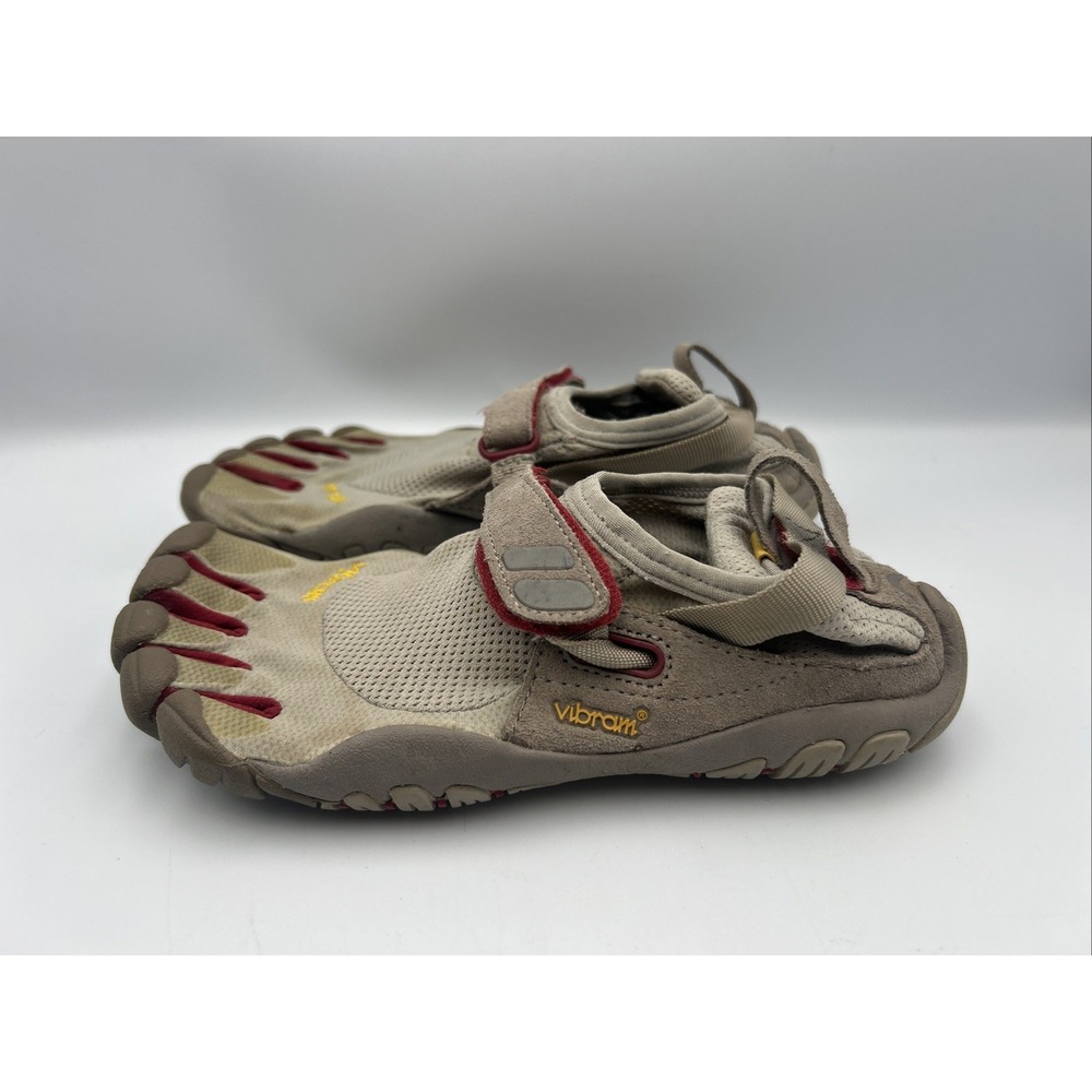 Vibram Fivefingers Toe Shoes Gray Womens 37 Barefoot Zero Run Climb Minimalist